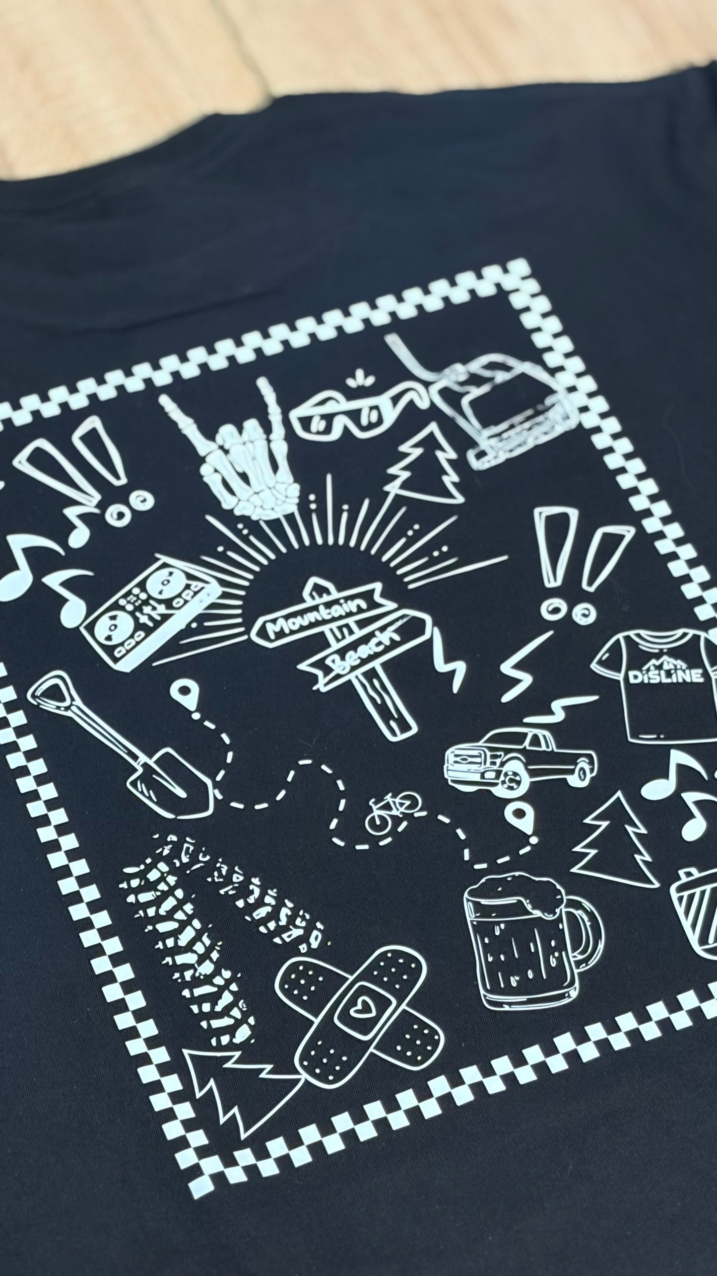 T Shirt Disline Ride Vibes