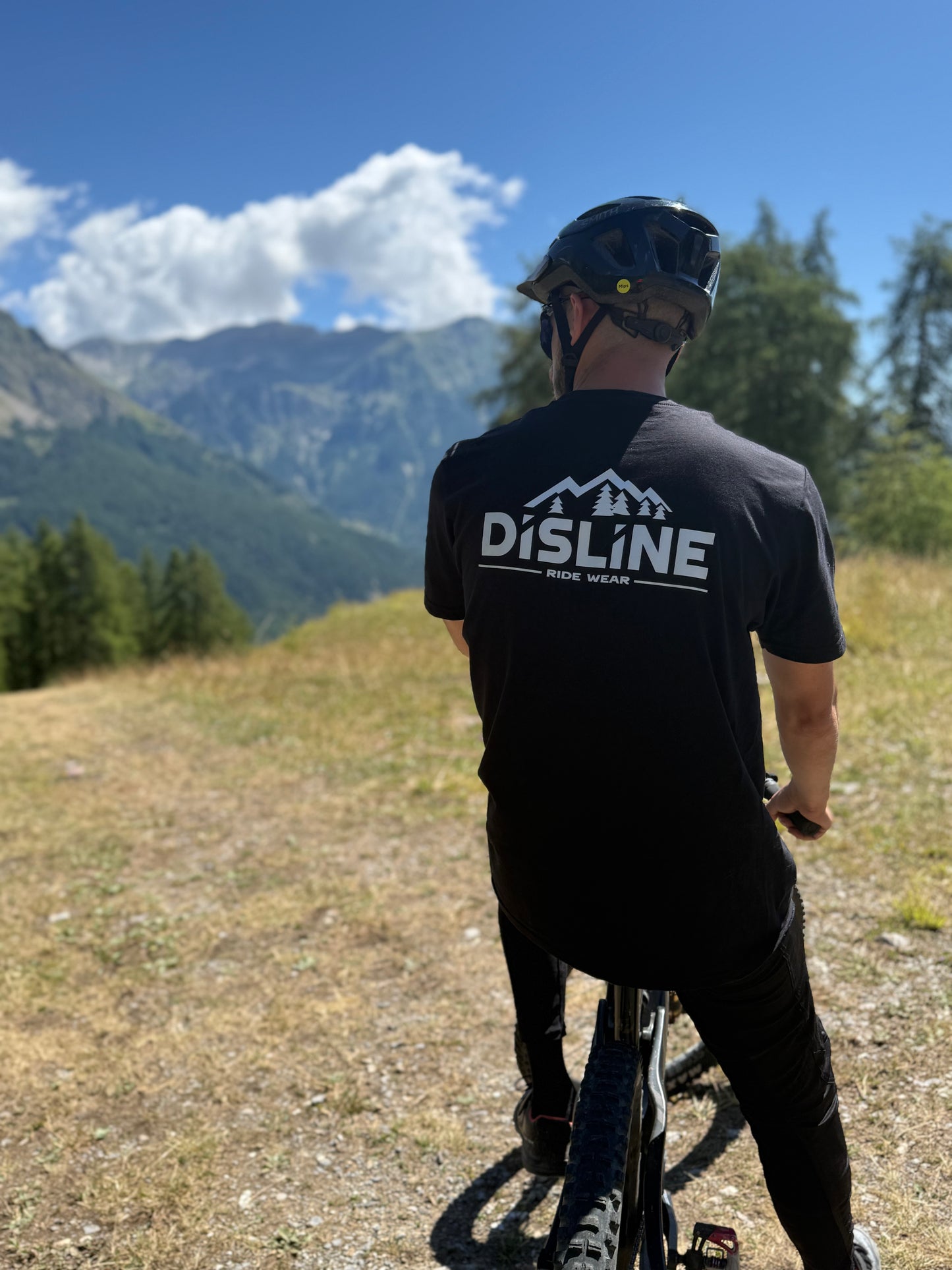 T Shirt Disline Mountains Black