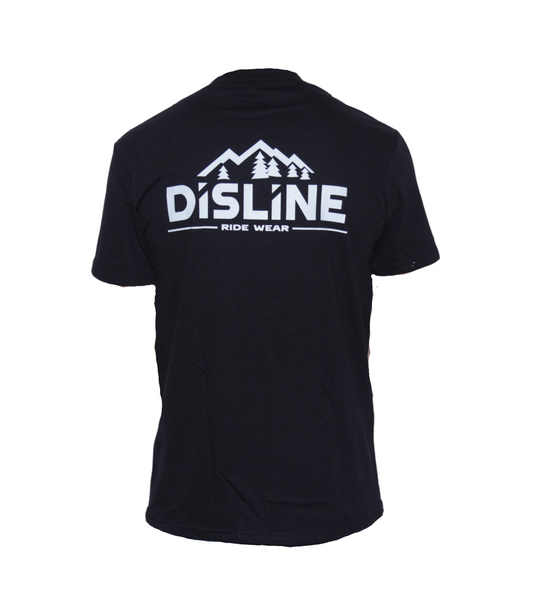 T Shirt Disline Mountains Black