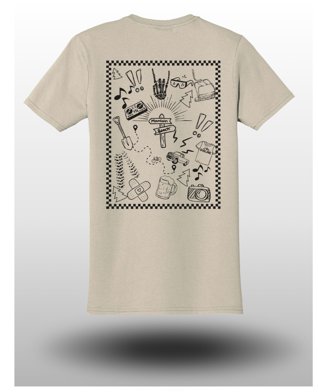 T Shirt Disline Ride Vibes Sable